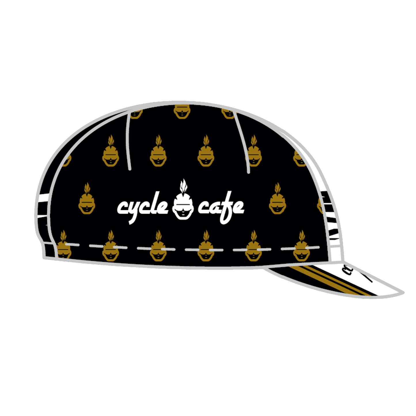 Cycling Cap Cycle Cafe Gold Edition