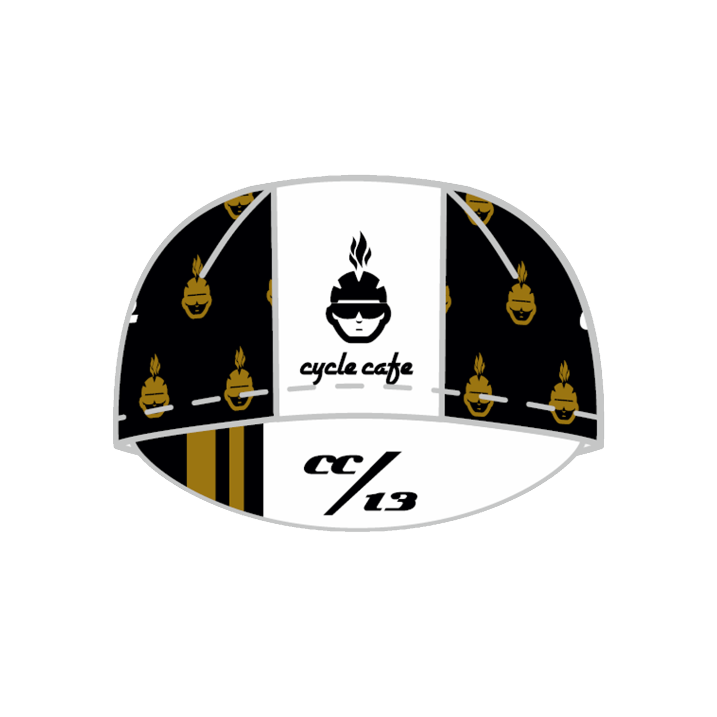 Cycling Cap Cycle Cafe Gold Edition