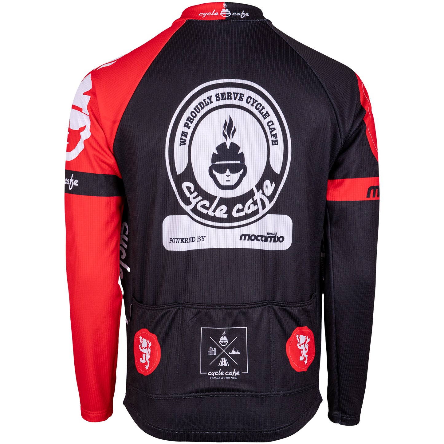 Long sleeve jersey Cycle Cafe - Drago Mocambo
