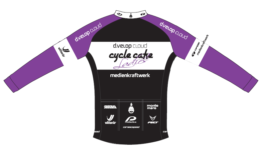 Langarm Trikot Cycle Cafe Ladies 1.0