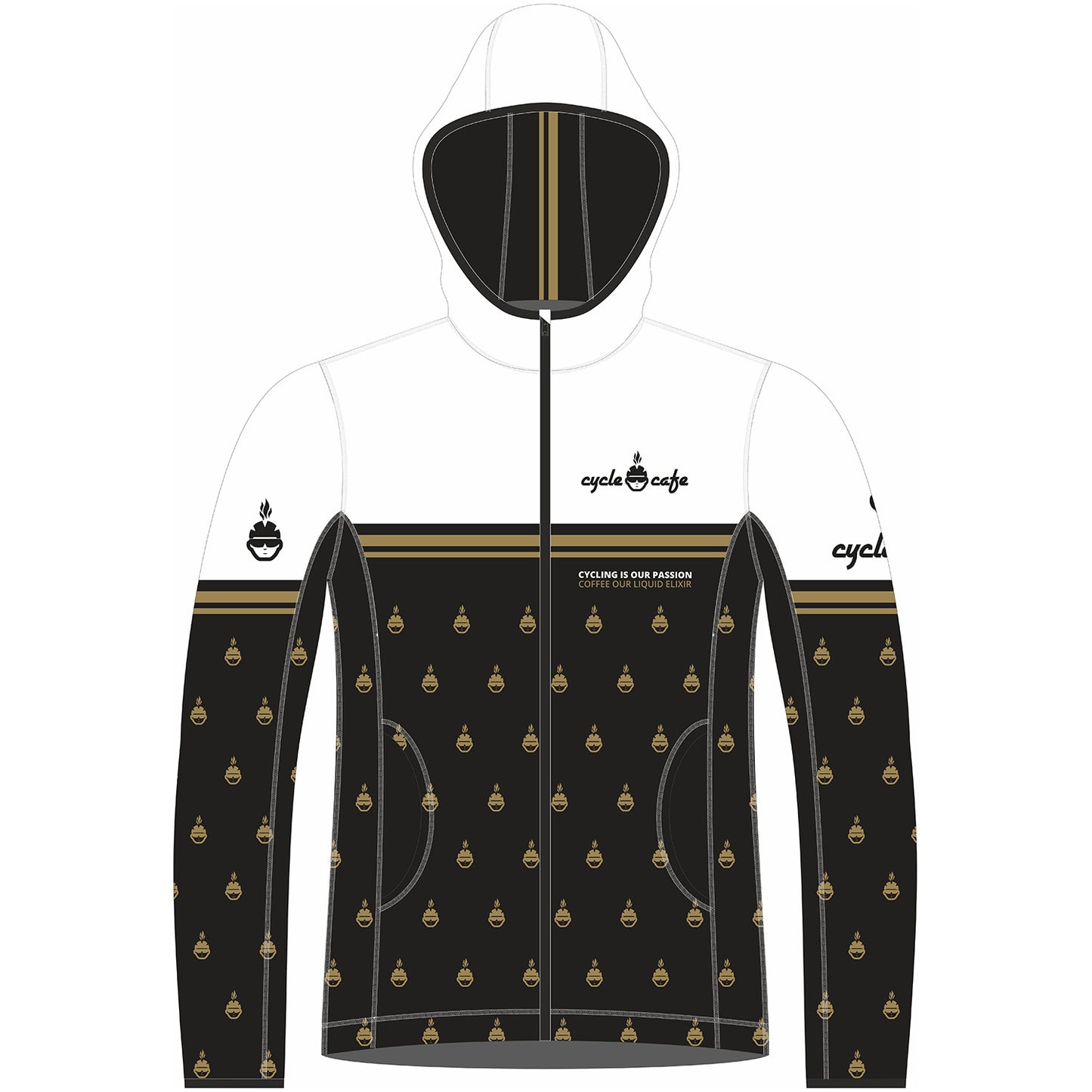 Hoodie Cycle Cafe Gold Edition