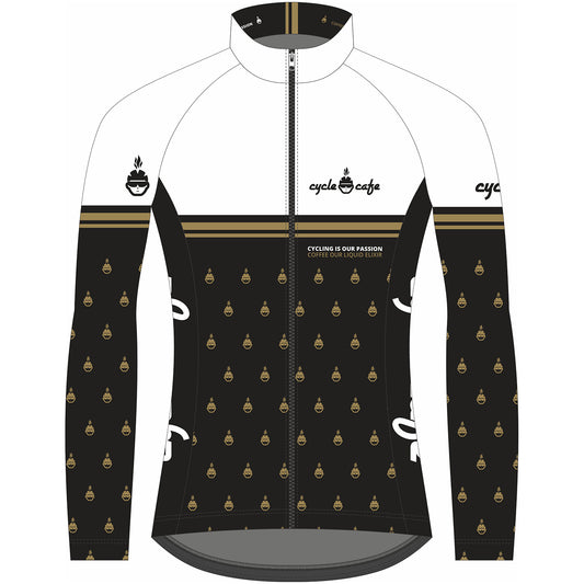 Long-sleeved jersey Cycle Cafe Gold Edition