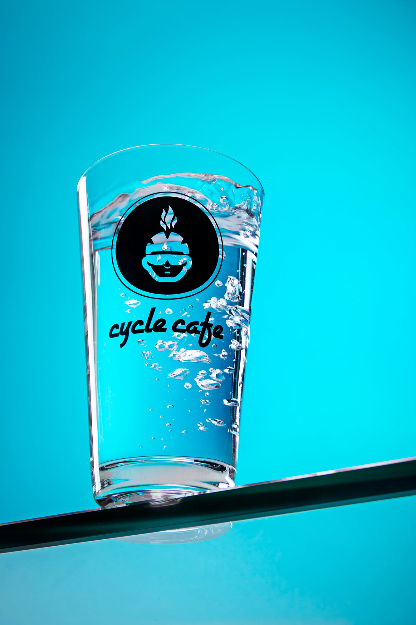Latte Macchiato Glas Cycle Cafe