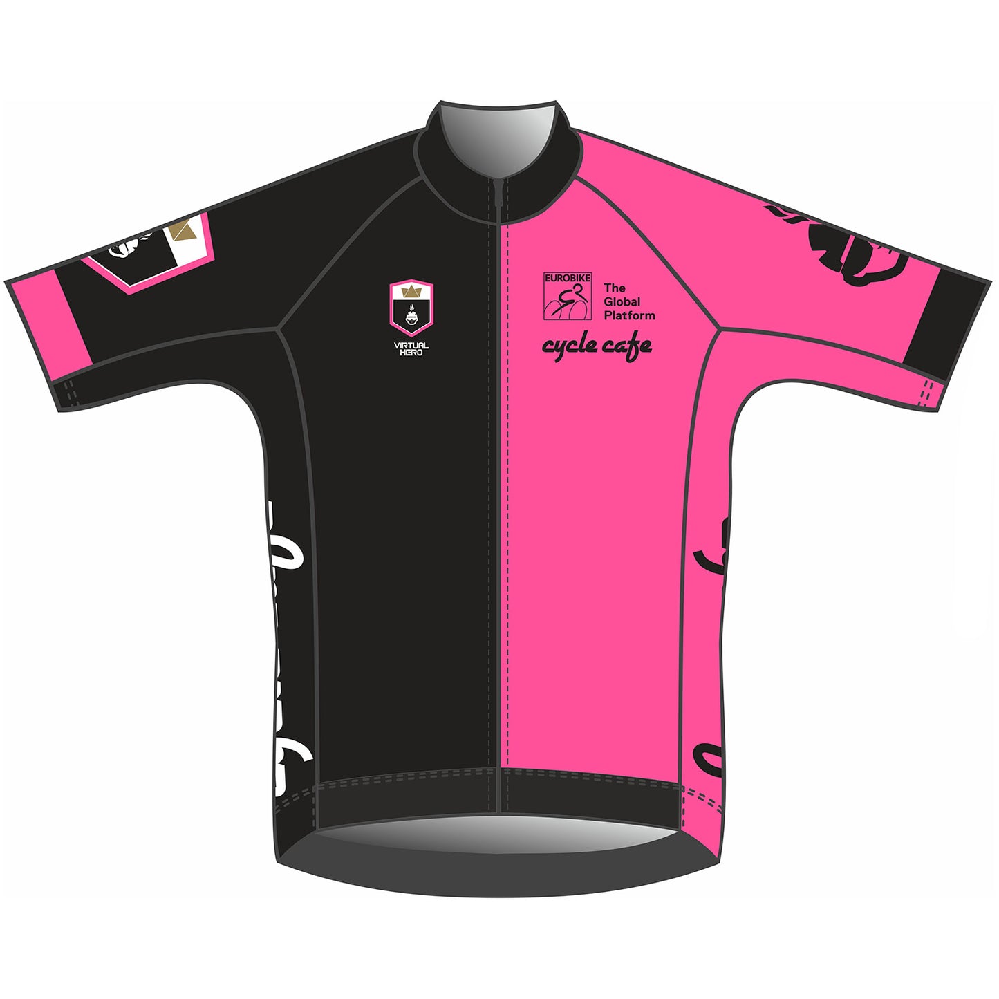 Short Sleeve Jersey Cycle Cafe Virtual Hero Sale