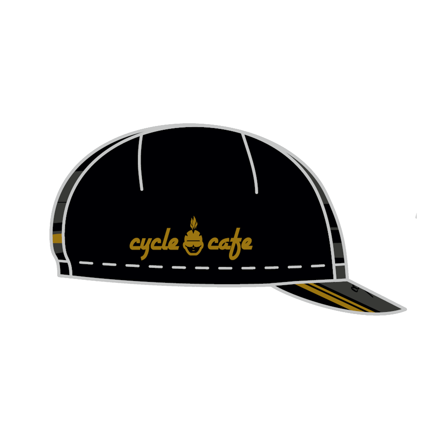 Cycling Cap Cycle Cafe Black Edition