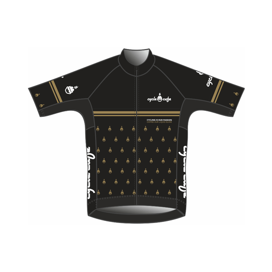 Kurzarm Trikot Cycle Cafe Black Edition