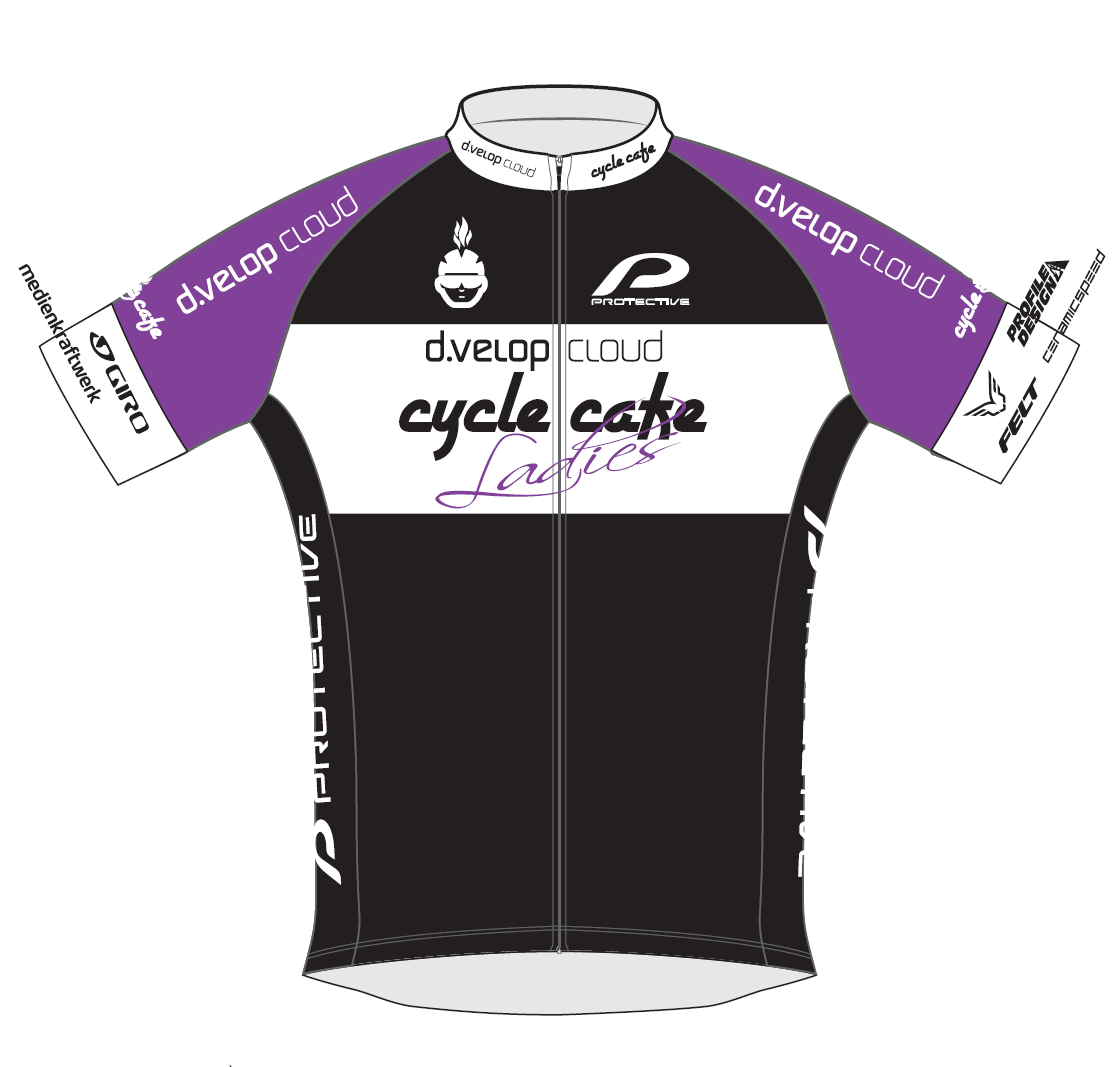 Kurzarm Trikot Cycle Cafe Ladies 1.0