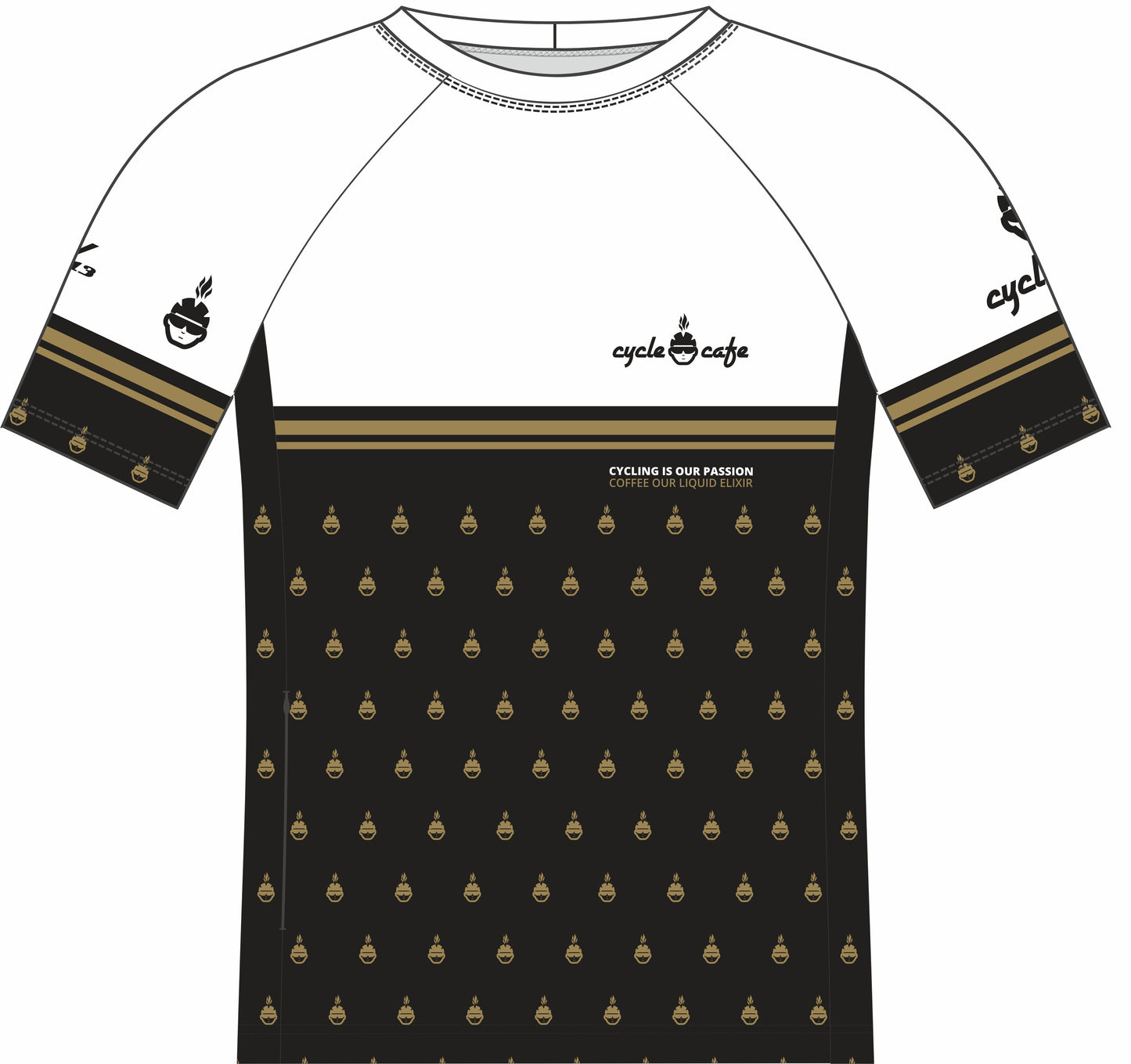 functional shirt Cycle Cafe Gold Edition